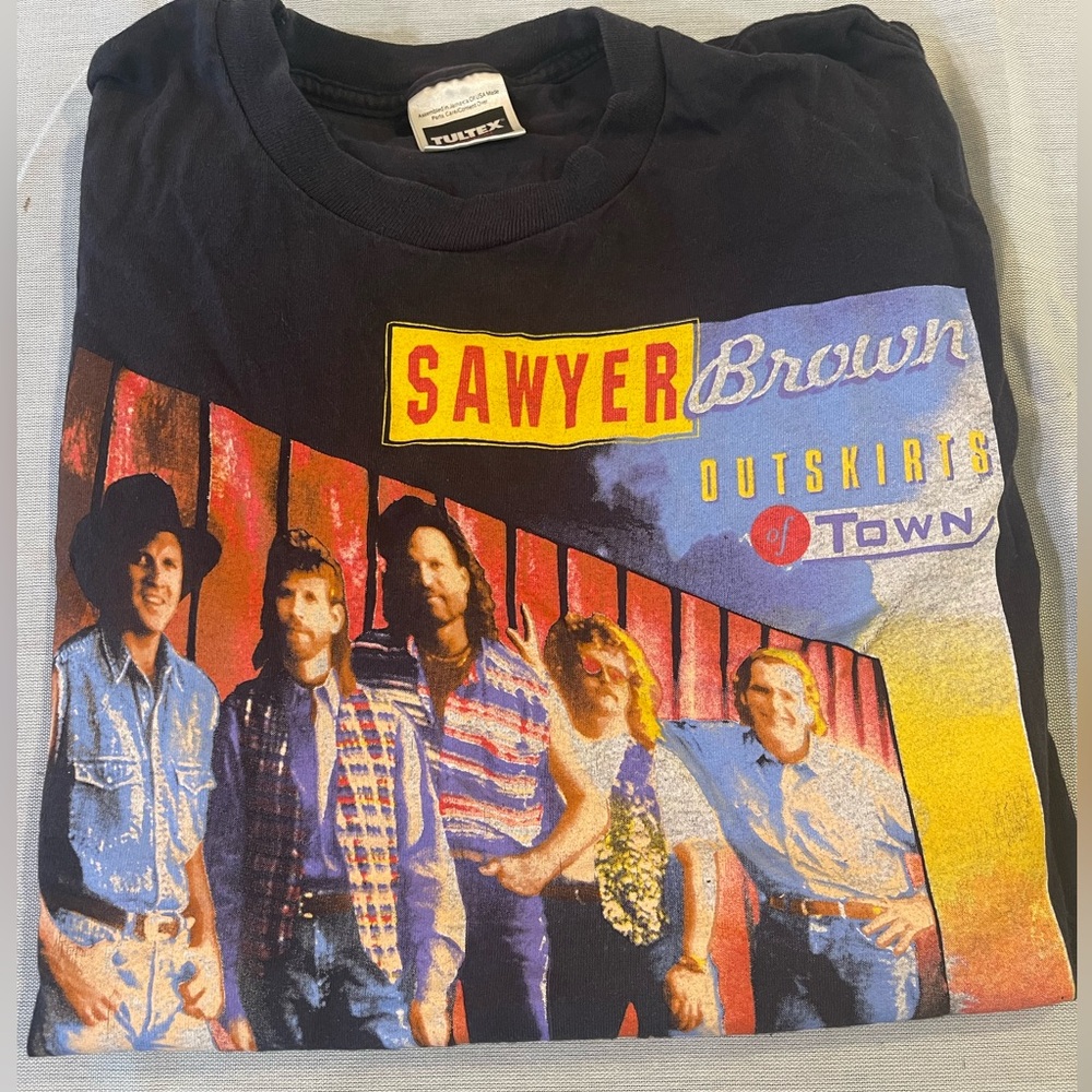 Vintage 90s Country Authentic Concert Tee Sawyer Brown